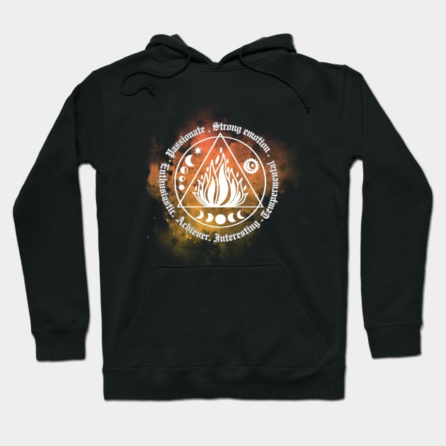 Fire Hoodie by Legacy of Self-Expression Art